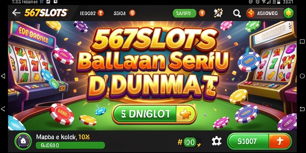 Gameplay Racing yang mendebarkan dengan mesin slot.