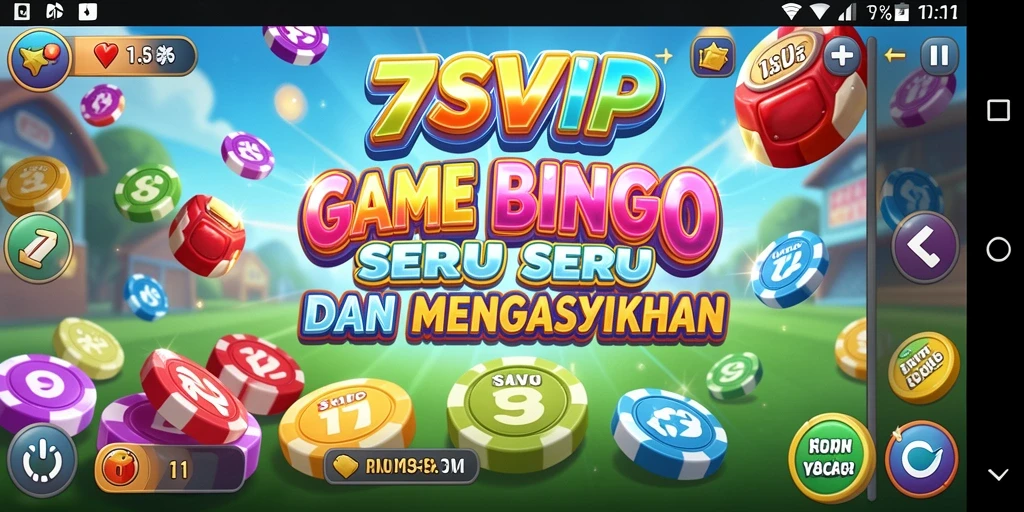 Tampilan gameplay 7SVIP saat bermain Bingo yang seru.