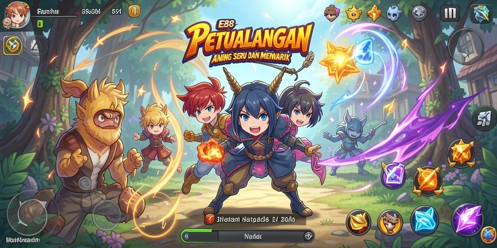 Gameplay menarik dengan karakter anime yang kuat dan menawan.