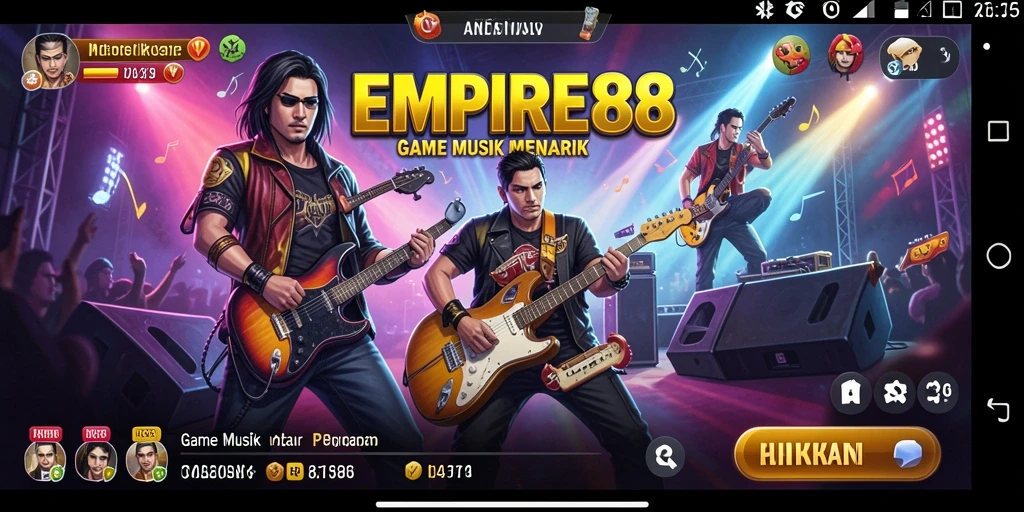 Tampilan gameplay EMPIRE88 yang dinamis dan berwarna-warni.