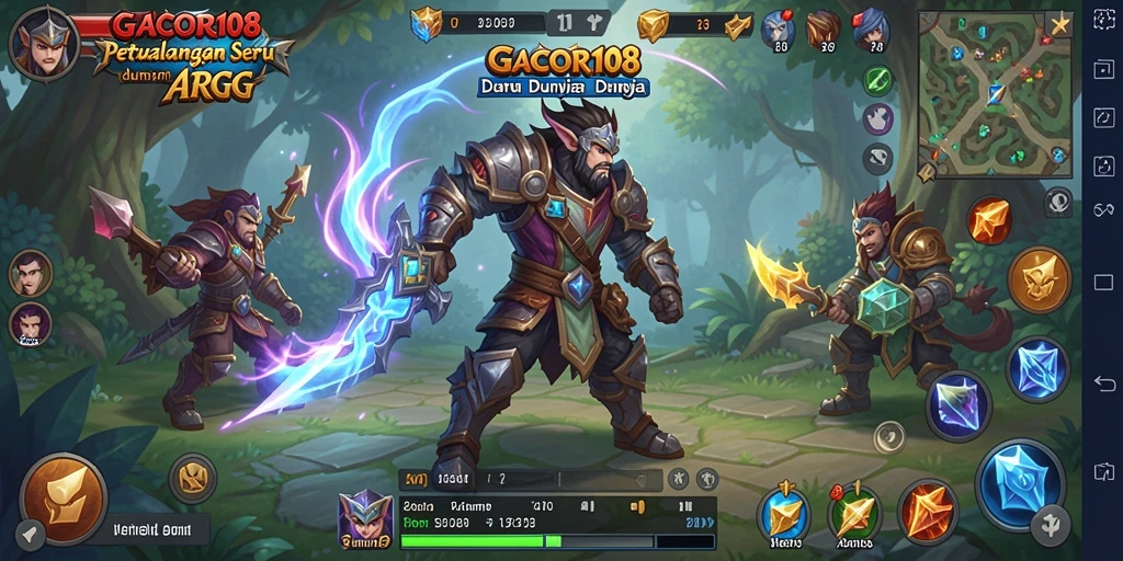 Screenshot GACOR108 menampilkan aksi seru gameplay ARPG yang mendebarkan.