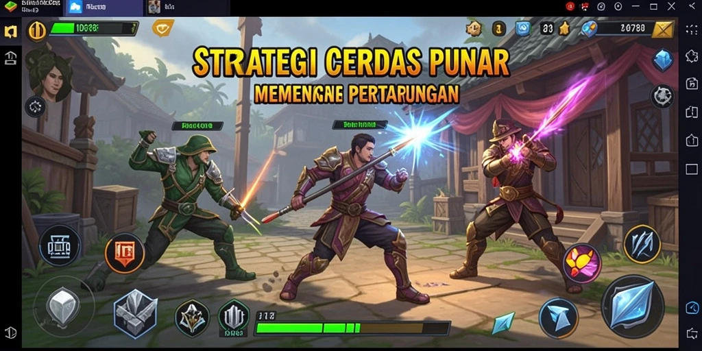 Screenshot menunjukkan pertempuran strategis yang mendebarkan di ID6788.