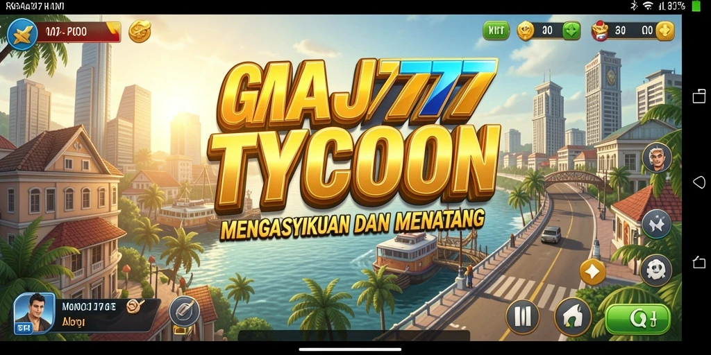 Gameplay Tycoon yang menarik dan penuh tantangan di MAJ777.