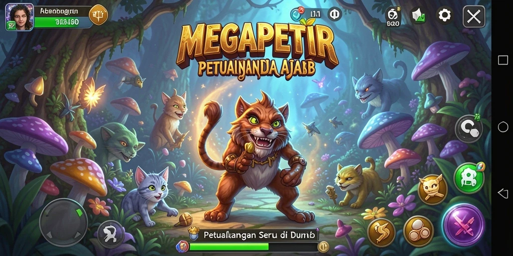 Gameplay seru MEGAPETIR di dunia petualangan yang menakjubkan.