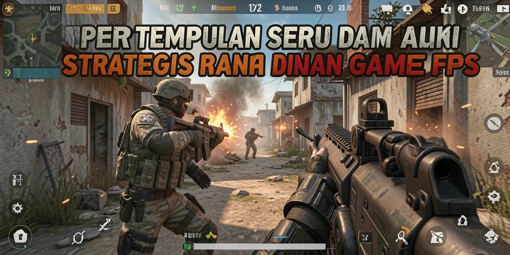 Tampilan Gameplay Seru Dalam MERDEKAWIN dengan Aksi FPS Intens.