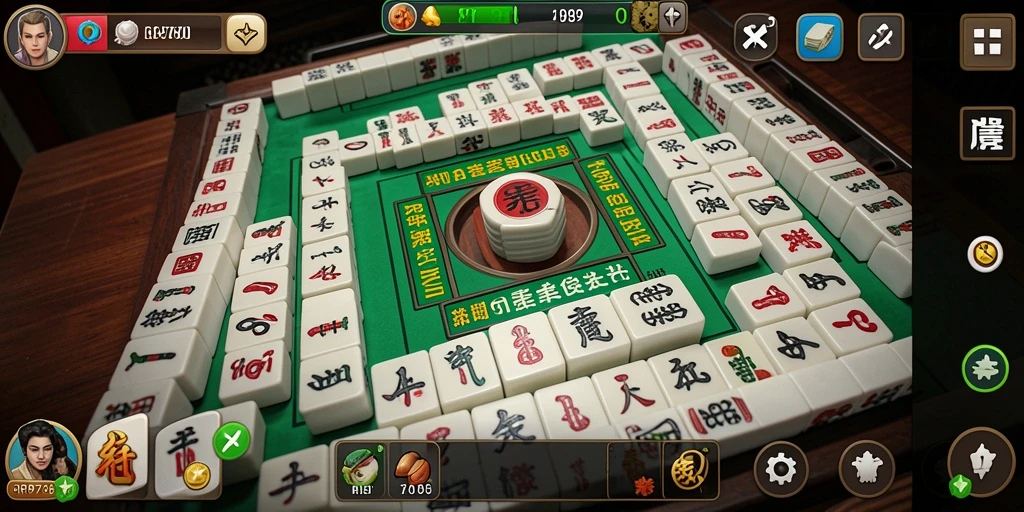 Gameplay seru dan menantang dalam game Mahjong.