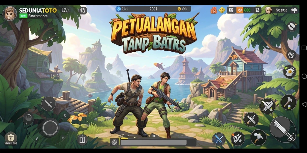 Tampilan gameplay SEDUNIATOTO di dunia terbuka yang menakjubkan.