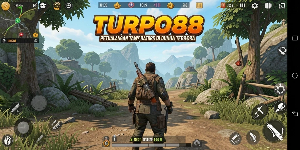 Tampilan gameplay Open World yang menakjubkan di TURBO88.